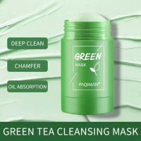 Зелена маска за лице против черни точки , снимка 2 - Козметика за лице - 42638854