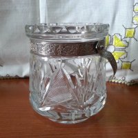 Кристална ледарка купа за лед , снимка 7 - Антикварни и старинни предмети - 41528172