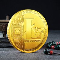 25 Лайткойн монета / 25 Litecoin ( LTC ) - Gold, снимка 3 - Нумизматика и бонистика - 39152792