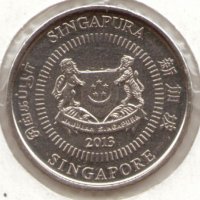 Singapore-50 Cents-2013-KM# 348, снимка 2 - Нумизматика и бонистика - 18046038