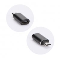 OTG aдаптер Micro USB(мъжко) - USB C-type(женско), снимка 2 - USB кабели - 33913189