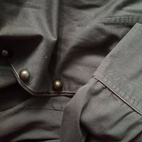Памучно военно милитъри зелено каки  сако макси размер ХХЛ, снимка 3 - Сака - 35809813