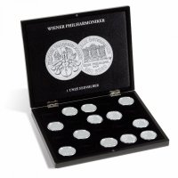  луксозна кутия VOLTERRAза 20 броя монети Виенска Филхармония, снимка 1 - Нумизматика и бонистика - 35933559