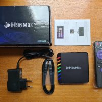 H96MAX W2 4/64 Wi-Fi 6 Tv Box, снимка 1 - Приемници и антени - 41918211