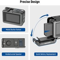 Нова изцяло метална защитна видеосистема за Osmo Action 3 екшън камера, снимка 8 - Чанти, стативи, аксесоари - 41604687