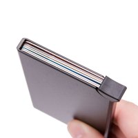 Алуминиев картодържател черен за безконтактни карти, снимка 9 - Портфейли, портмонета - 41958880