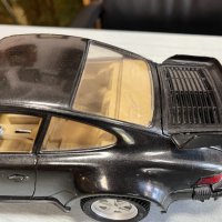 Метална количка на Porshe 911 Turbo Black. №4476, снимка 6 - Колекции - 42012568