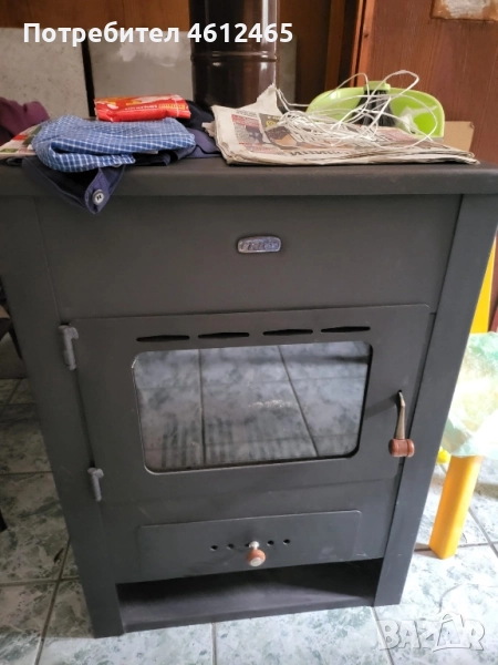 Продавам печка на твърдо гориво почти нова., снимка 1