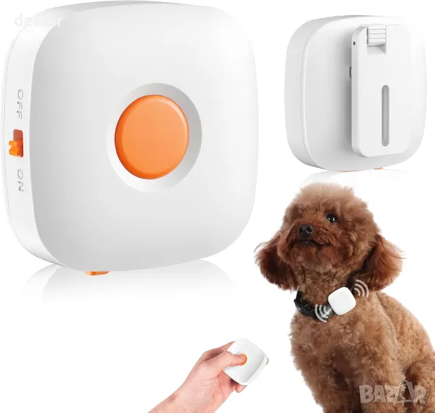 Устройство за обучение на кучета без шок с дистанционно, безопасно и хуманно, снимка 1