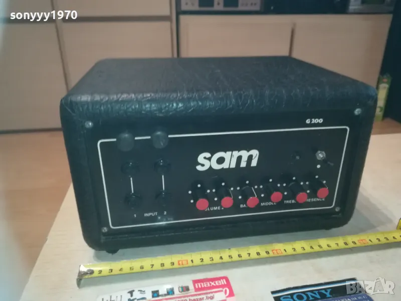 SAM-VINTAGE AMPLIFIER С ЯКИ ТРАНЗОВЕ ОТЗАД 0510241708, снимка 1