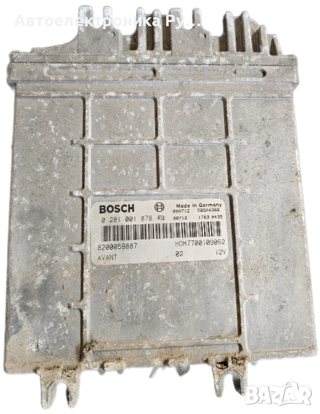 компютър RENAULT CLIO 1.9 DTI BOSCH 0281001878, 0 281 001 878, 8200059887, HOM7700109052, снимка 1