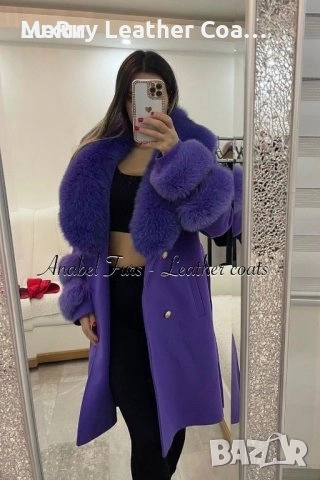 Палто - Кашмир с лисица, снимка 1