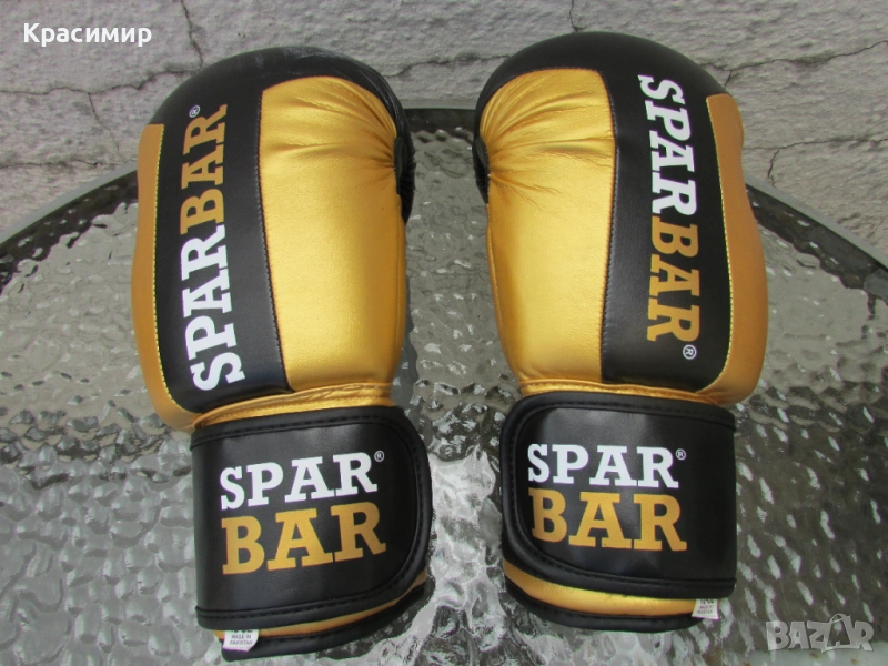 Боксови ръкавици SPARBAR SB1 PU VELCRO, снимка 1