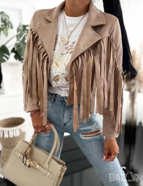 велурено яке , снимка 1