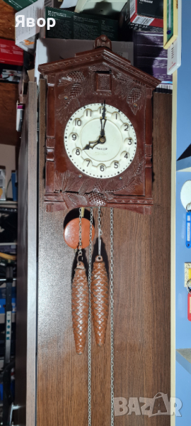 Стенен часовник с кукувичка работещ, снимка 1