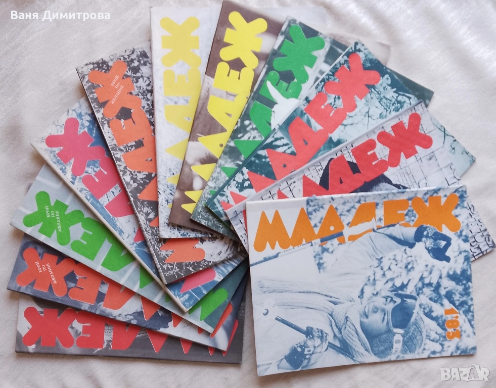 Списание Младеж 1983 г. бр. 1-12, снимка 1