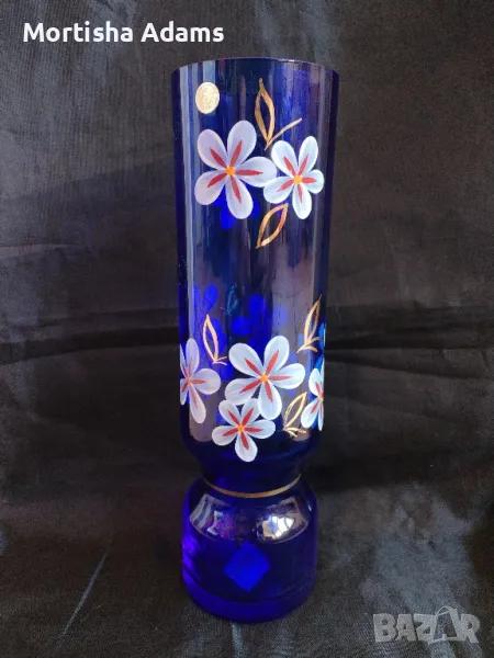 Българска ваза, калиево стъкло , снимка 1