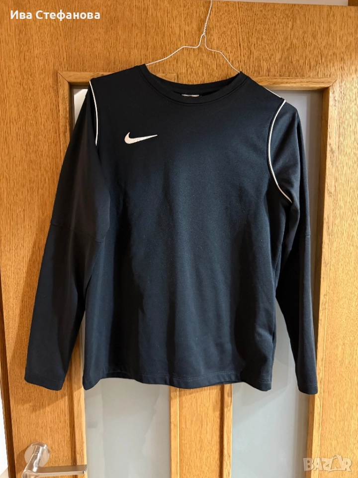 Спортна дамска  черна блуза с дълъг ръкав Nike nike Найк , снимка 1
