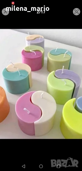 Молд за свещ * Tai Chi, снимка 1