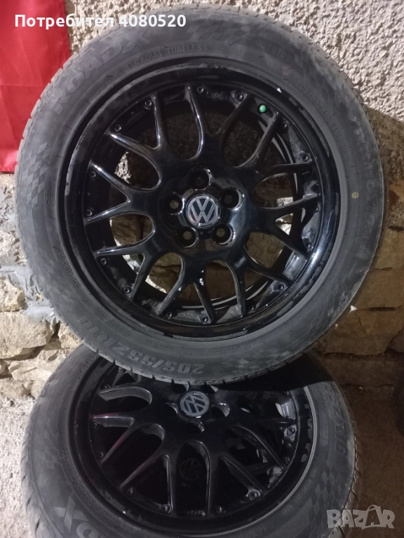 Джанти BBS с гуми на един сезон., снимка 1