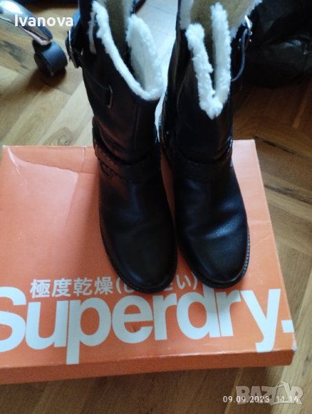 Продавам маркови  ботуши от естествена кожа Superdry, снимка 1