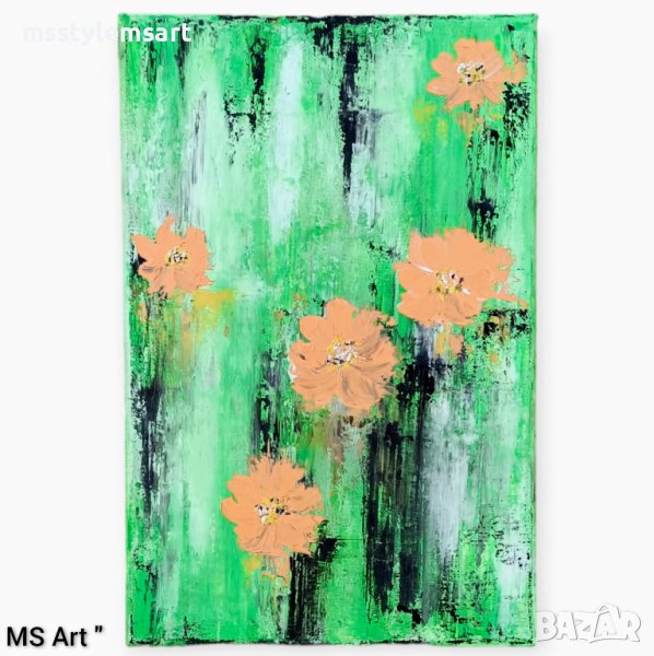 Настроение " Маслена живопис , снимка 1