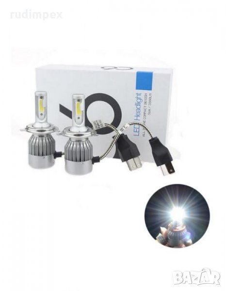 ДИОДНИ КРУШКИ C6 H4 - 36W, снимка 1