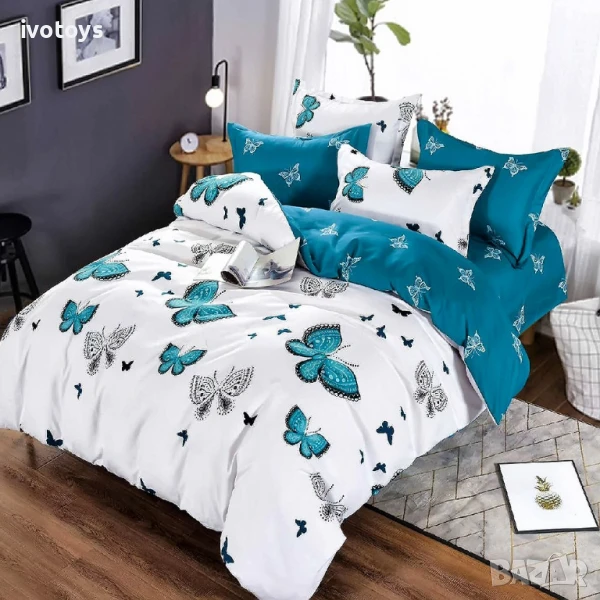 Двулицево спално бельо, 6 части - Модел WS16048, снимка 1