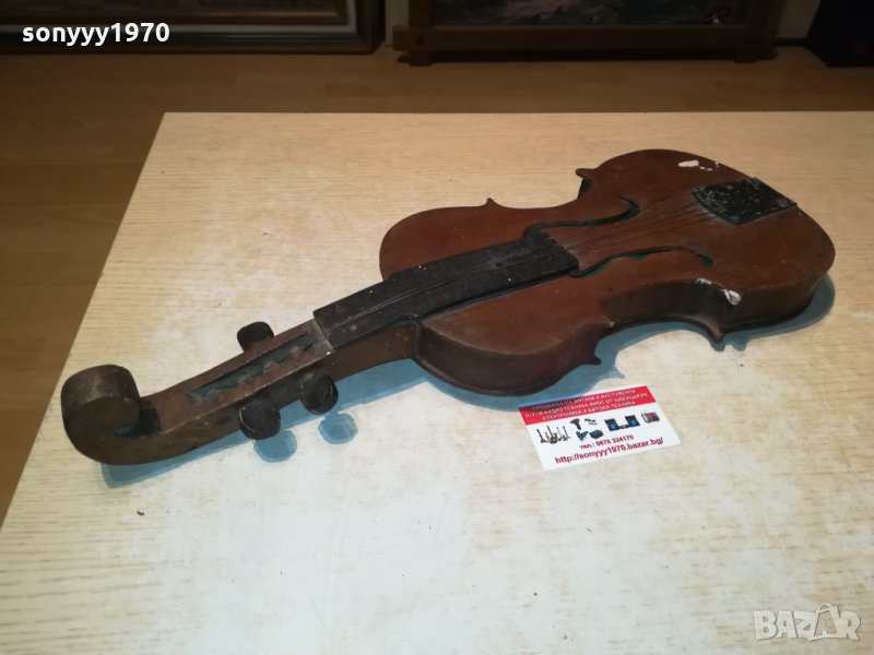 ПОРЪЧАНА-цигулка антика за стена в заведение 1809212103, снимка 1