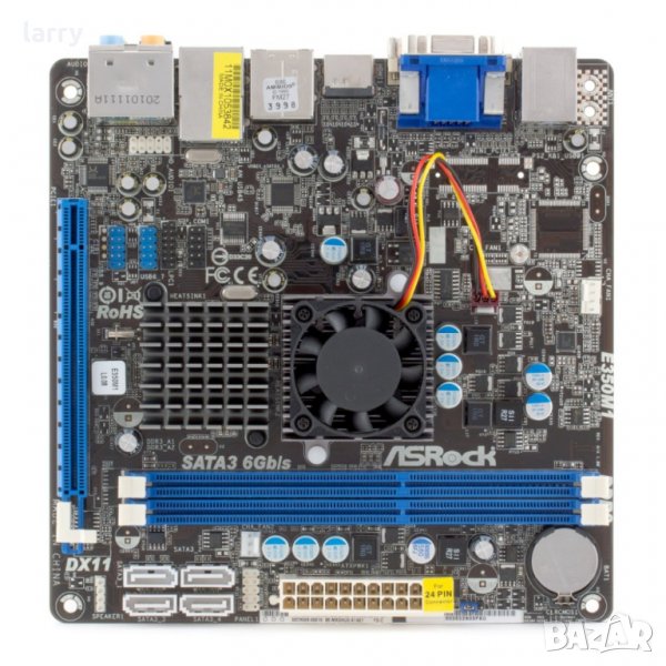 Дънна платка за компютър ASRock E350M1 AMD E350 DDR3 (втора употреба), снимка 1