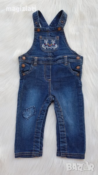 Дънков гащеризон за бебе 3-6 месеца, снимка 1