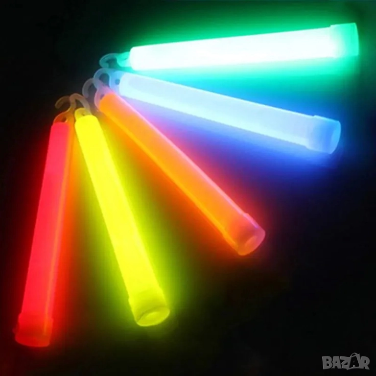 Светещи пръчки с кука, 6 инча, снимка 1