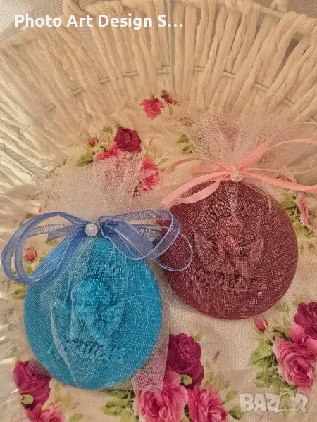 ~Луксозни сапунчета за подарък на гости на кръщене~, снимка 1