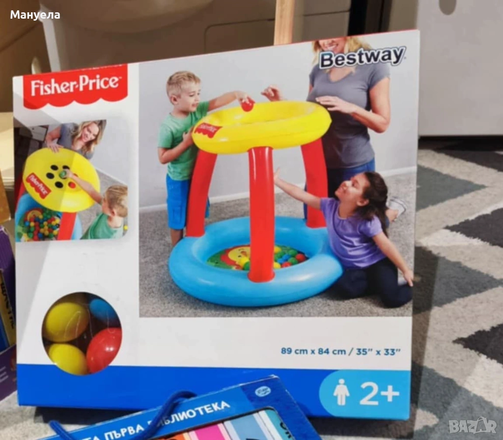  Fisher-Price  детски надуваем кът, снимка 1