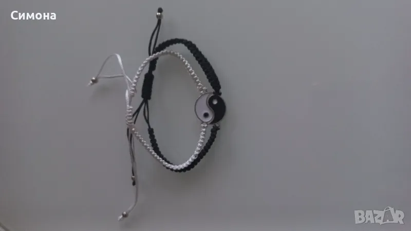 Гривни ин и ян регулеруеми, снимка 1