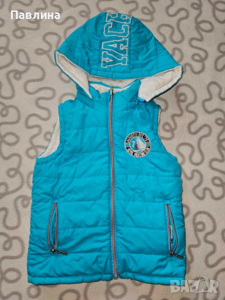 Двулицев Детски Елек без Ръкави - 5-6г, снимка 1