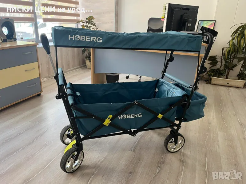 Сгъваема количка за плаж и къмпинг, снимка 1
