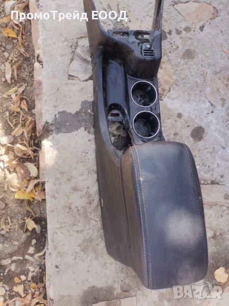 Подлакътник Ягуар Х-тайп Jaguar X-type под лакътник барче Черен кожен, снимка 1