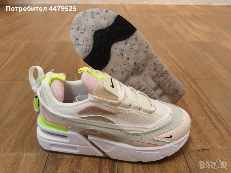 Оригинални дамски маратонки Nike Air Furyosa pink white, снимка 1