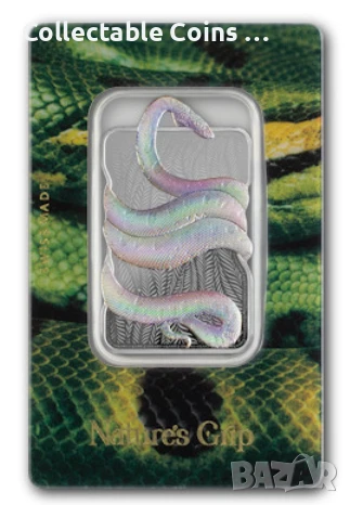 инвестиционна монета памп анаконда змия сребро сребърна монета, снимка 1