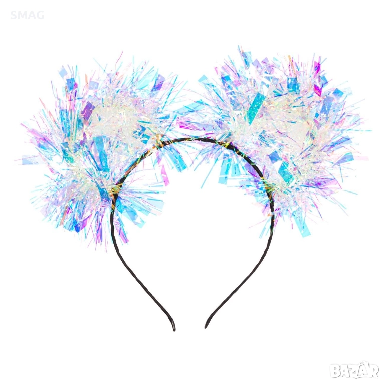 Диадема с помпони Tinsel_1196930, снимка 1