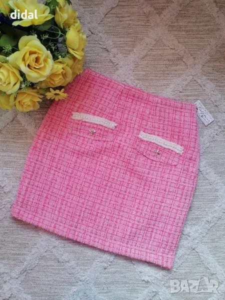 Бутикова букле пола с перли и красиви кристали, снимка 1