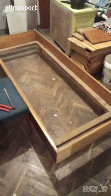 рамка за единично легло 200х80см дърво масив имам и пружина за него може да се сложи и матак, снимка 1