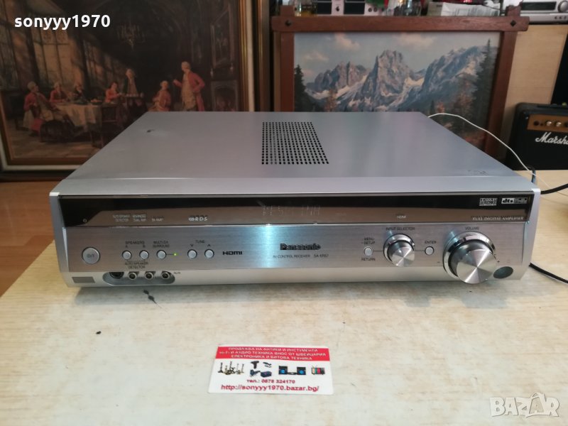 PANASONIC SA-XR57 HDMI RECEIVER-ВНОС SWISS 0302221811, снимка 1