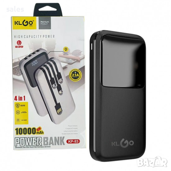 KLGO Преносима батерия 10000mAh premium KP-83, Power bank, снимка 1