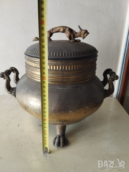 стар месингов съд, снимка 1