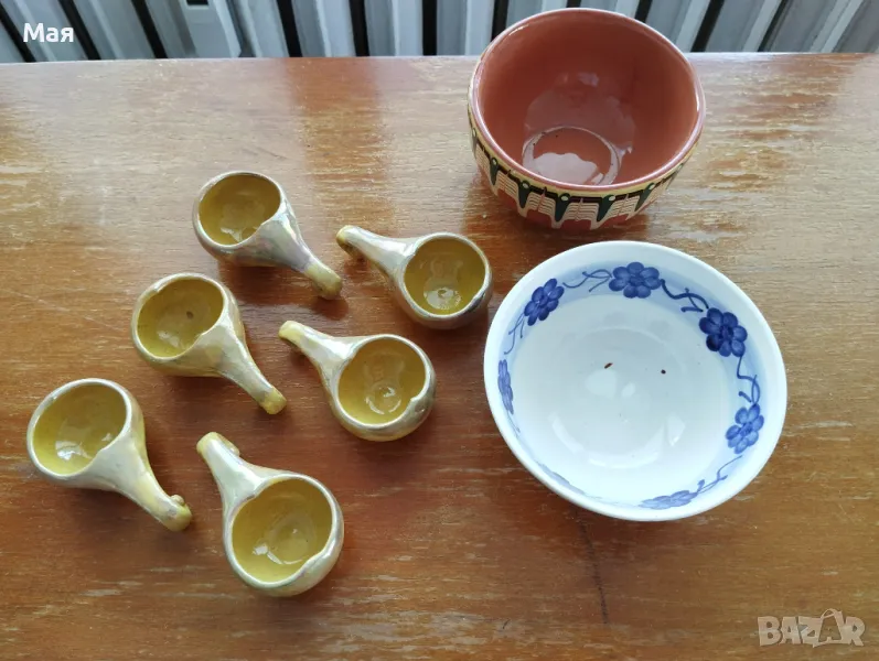 Чаши павурчета за ракия винтидж, снимка 1