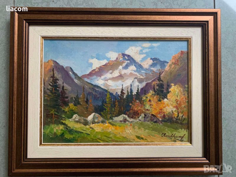 АТАНАС МИХОВ (1879-1975) масло, платно, снимка 1