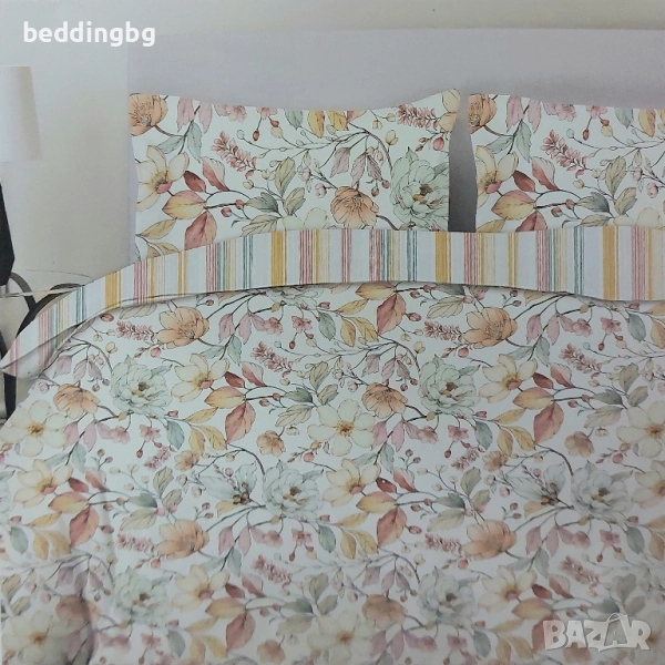 Спално Бельо Ранфорс 5части с две Олекотени Завивки , снимка 1