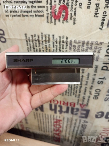 Настолен часовник"Sharp"CT-660G.(80г), снимка 1
